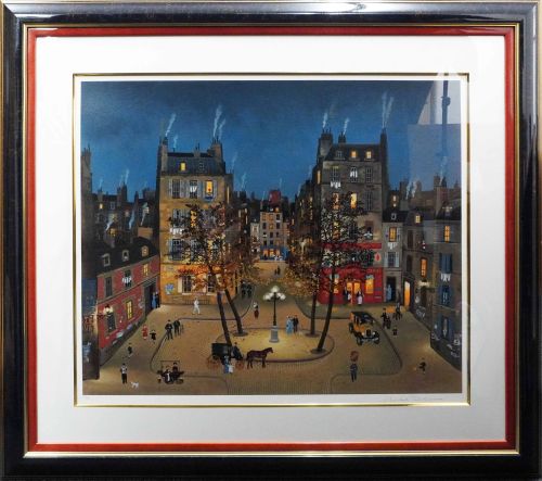 ミッシェル・ドラクロワ　愛しのパリ（Paris I Love）　シルクスクリーン　71,000円　20240329